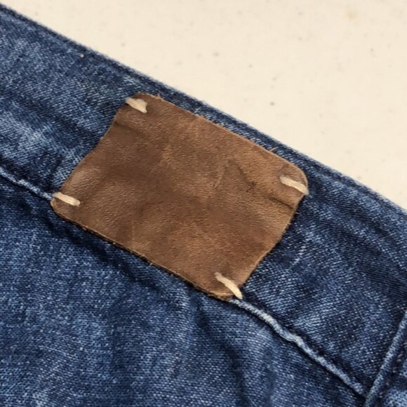 LINEN BLEND BANANA REPUBLIC WIDE LEG JEANS 32x30 - Picture 7 of 12